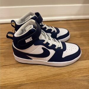 Nike Kids' Navy and White Sneakers